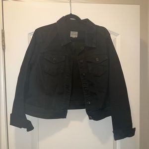Rolling Stones black jean jacket